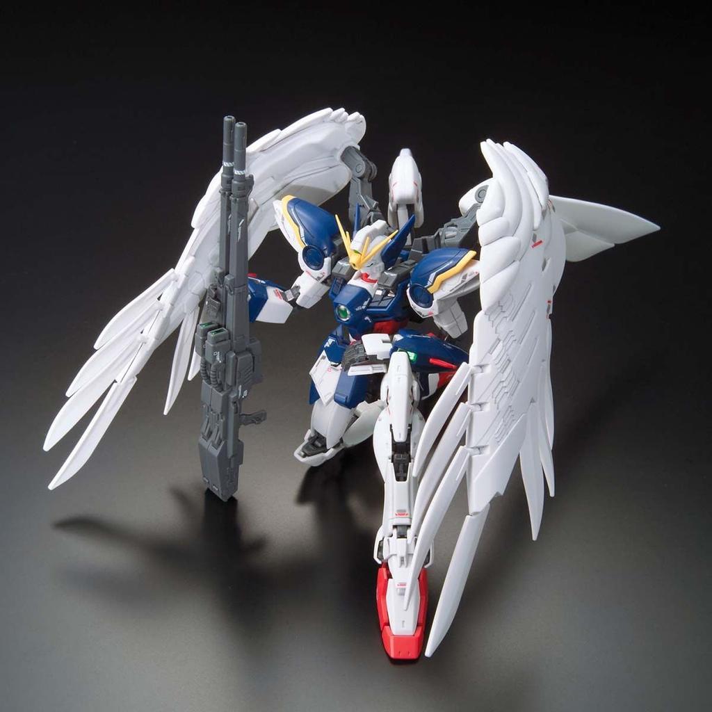 RG New Mobile Report Gundam W Wing Gundam Zero EW масштабная пластиковая модель XXXG-00W0 1/144 с цветовой кодировкой