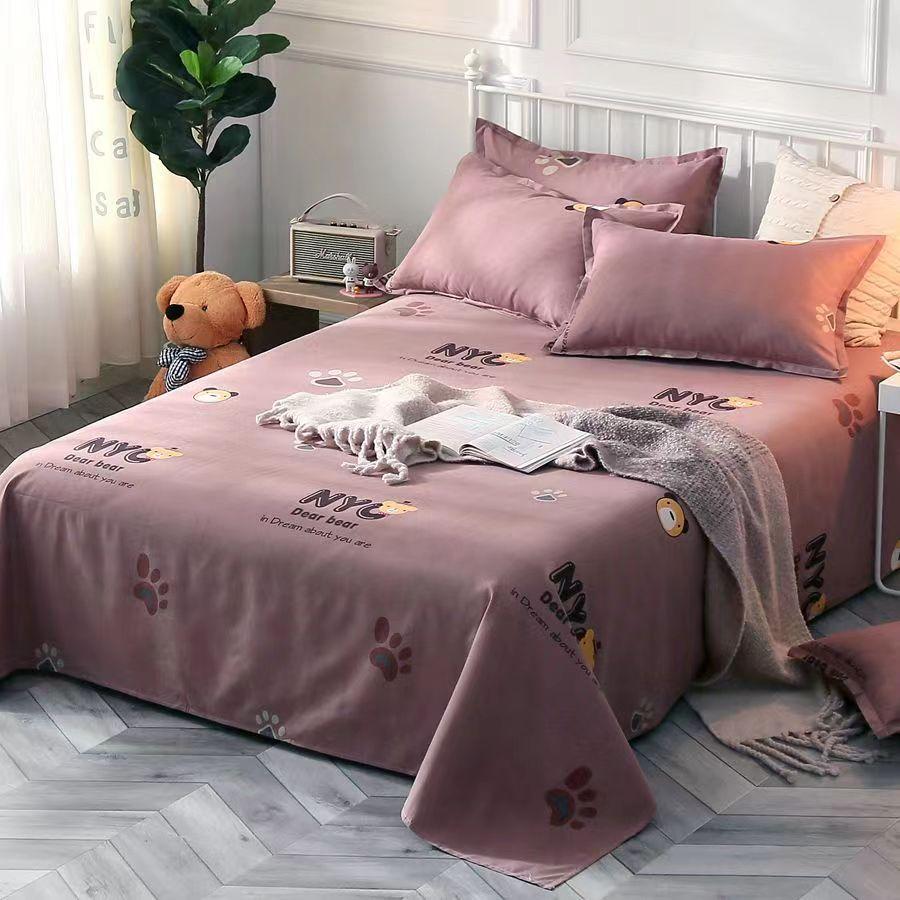 New Bed Sheet Skin-friendly Brushed Thickened Bed Sheet Four Seasons Multi-specification