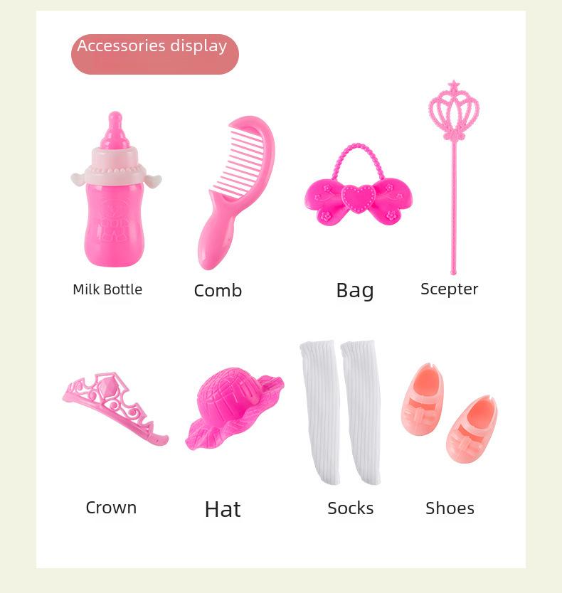 Набор кукол Барби Итянь 30 см: Кукла BJD с музыкой, свадебным платьем и сменой нарядов