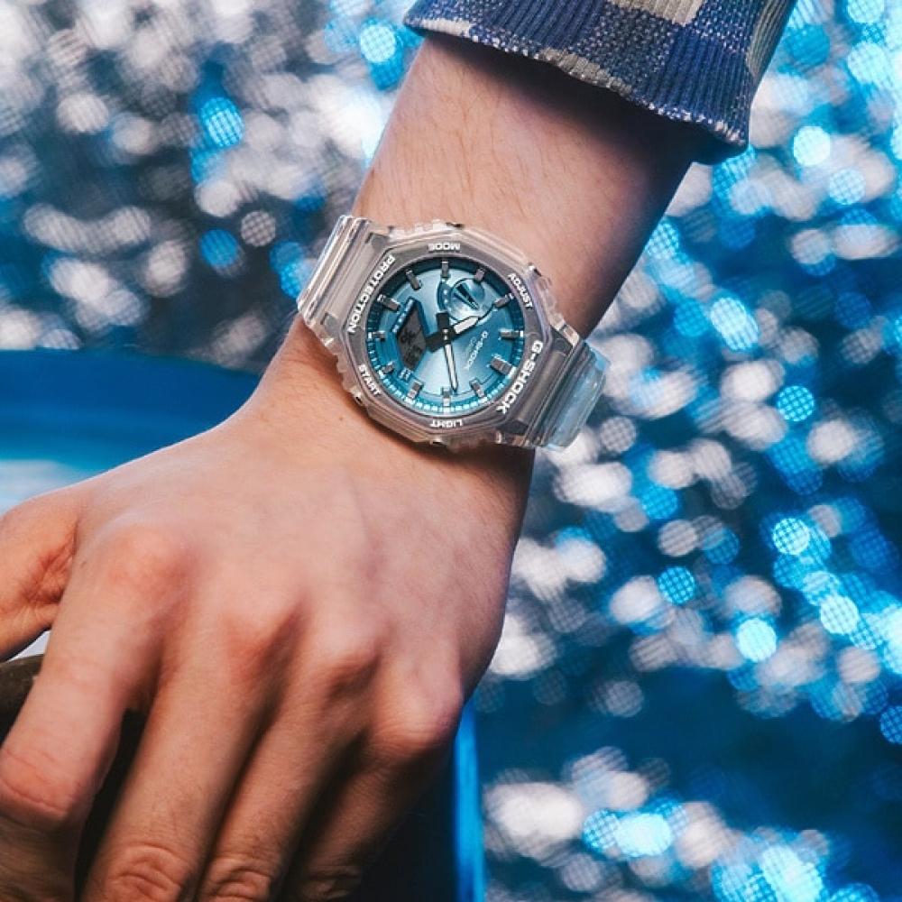 Casio G Shock G Shock яркий металлический циферблат серии Ga 2100bm 7a2jf