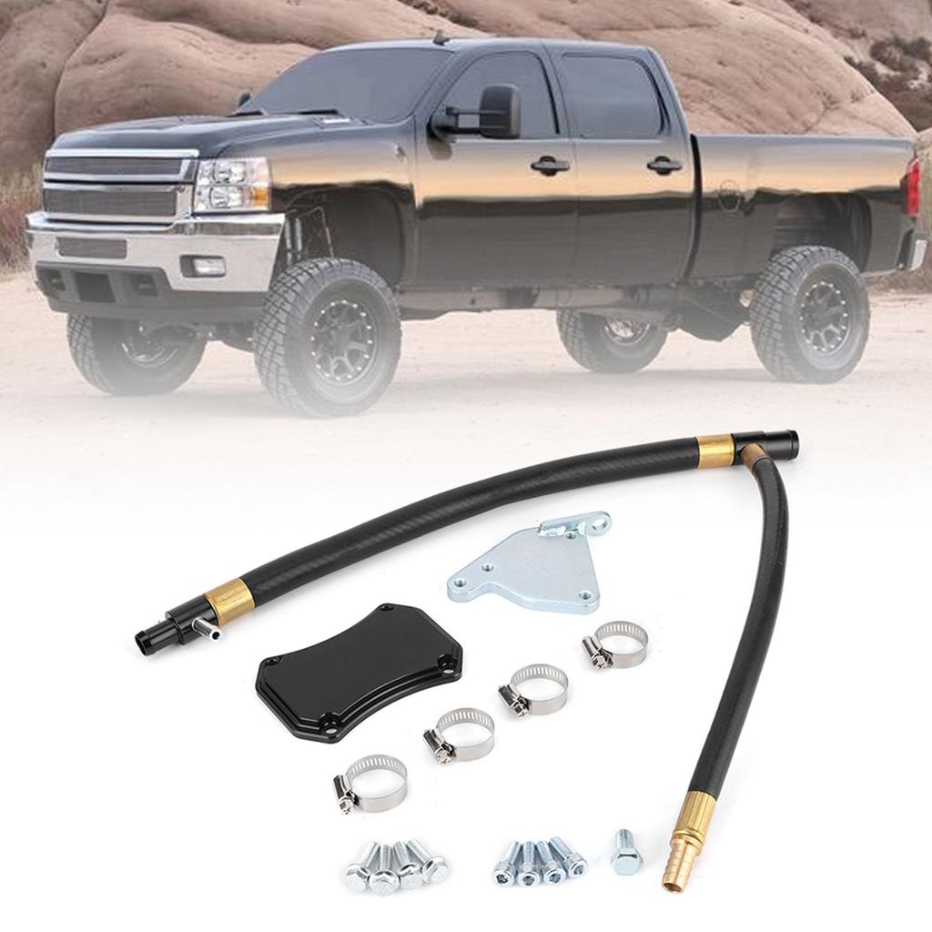 EGR Valve Cooler Delete Kit Fit for Duramax 2011?2015 6.6L LML Diessl