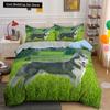 Husky Dog Bedding Set King Queen Size Funny Pet Puppy Duvet Cover for Kids Boys Girls Cute Animal 2/3pcs Polyester Quilt Cover