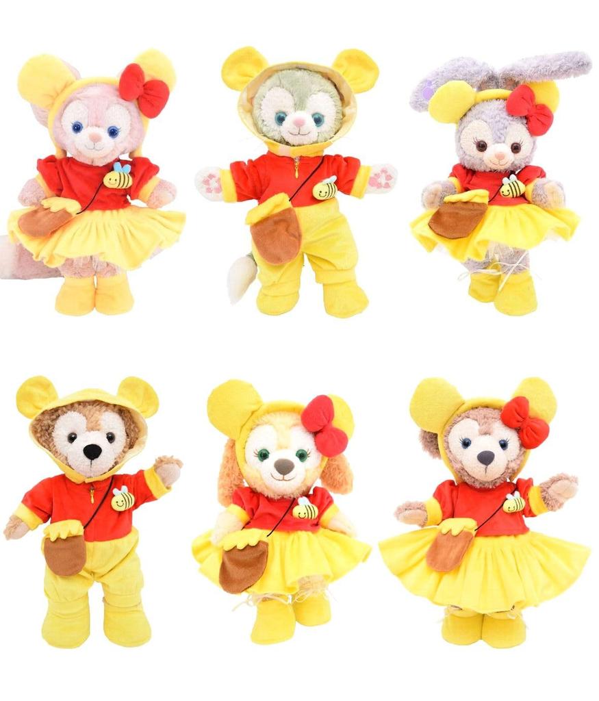 Teddy Bear Mail Order Alice Linabell Clothes Dress Up Costume Winnie the Pooh No Body for S Size (Linabell)