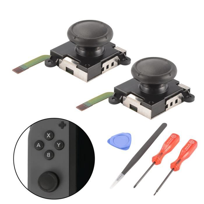 XCSOURCE 2 шт. 3D аналоговый джойстик-накладка, модуль для самостоятельной сборки с инструментами для установки для контроллера Nintendo Switch Joy-Con