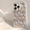 Милый чехол с маленьким цветком для iPhone 16 17 15 Pro Max Чехлы iPhone 17 11 12 13 ProMax 14 15 16 Plus 7 8 16E XS XR Ударопрочный чехол