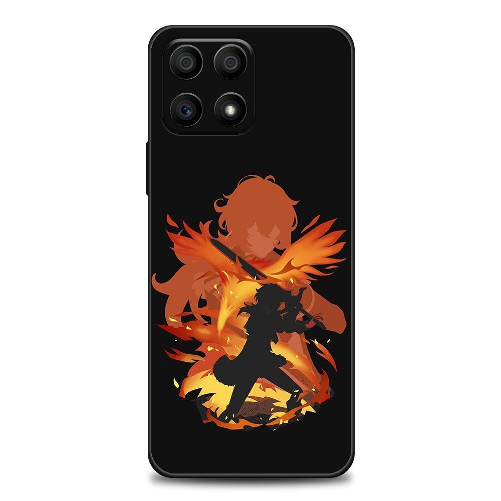 Чехол для телефона Genshin Impact с аниме играми для Honor 50 30 10 Lite 30i 20 20e 9A 9C 9X Pro 8X Nava 8i 9 Y60, мягкие силиконовые чехлы