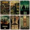 Кино Драма ХОДЯЧИЕ МЕРТВЕЦЫ Винтажные Металлические Постеры Знаки Комната Пещера Мужчины Стена Жестяная Табличка Украшение Пин-ап Тарелка Искусство Живопись Таблички