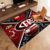 1pc Clube de Regatas do Flamengo Print Area Rug - Soft, Washable Non-Slip Indoor Mat, Living Room, Home Office Decorative Rug,Office Decorative