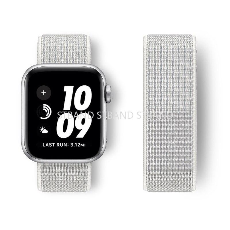 Nylon Loop Strap For Apple Watch Band 45mm 41mm 40/44mm Smartwatch Belt Correa Belt Bracelet iWatch Series 4 5 SE 6 7 Watchband