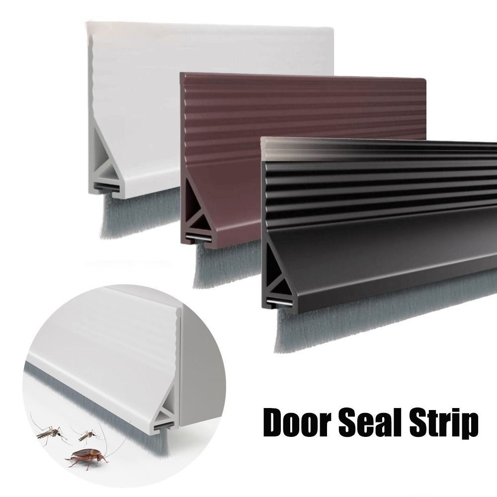 Силиконовый материал Уплотнительная полоса для двери Щеточный дизайн Уплотнитель от сквозняка под дверь Уплотнитель под дверь Межкомнатные двери
