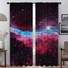 Космическая туманность затемняющие шторы для гостиной оттенки оконные шторы перегородки домашний интерьер шторы 2 шт кухня элегантный