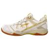 Непревзойденные удобные универсальные амортизирующие нескользящие низкие кроссовки для бадминтона мужские туфли платинового цвета AYAR015-4