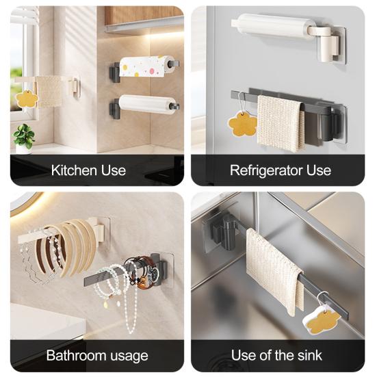 1/2 шт. Кухонная подвесная полка, вращающийся на 360 градусов настенный вращающийся органайзер, вертикальная настенная стойка для хранения, держатель для тряпок