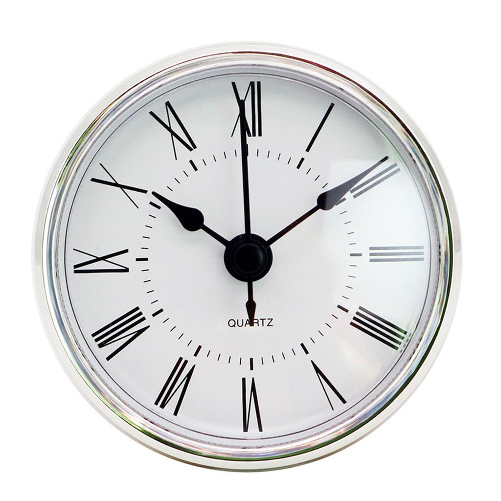 Classic Clock Craft Insert Clocks Movement Quartz Diameter 70mm Number for Home DIY Crafts Multifunctional Installation