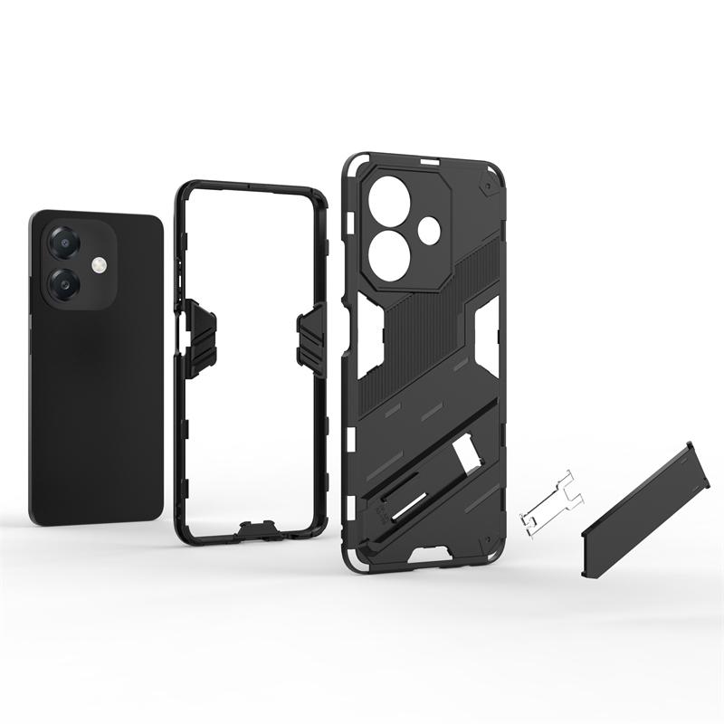 Чехол-подставка в стиле панк для телефона Oppo A3x 5G India Celulares Shell Bumper, противоударный, жесткий для Oppo A3x 5G Funda Para Back Cover