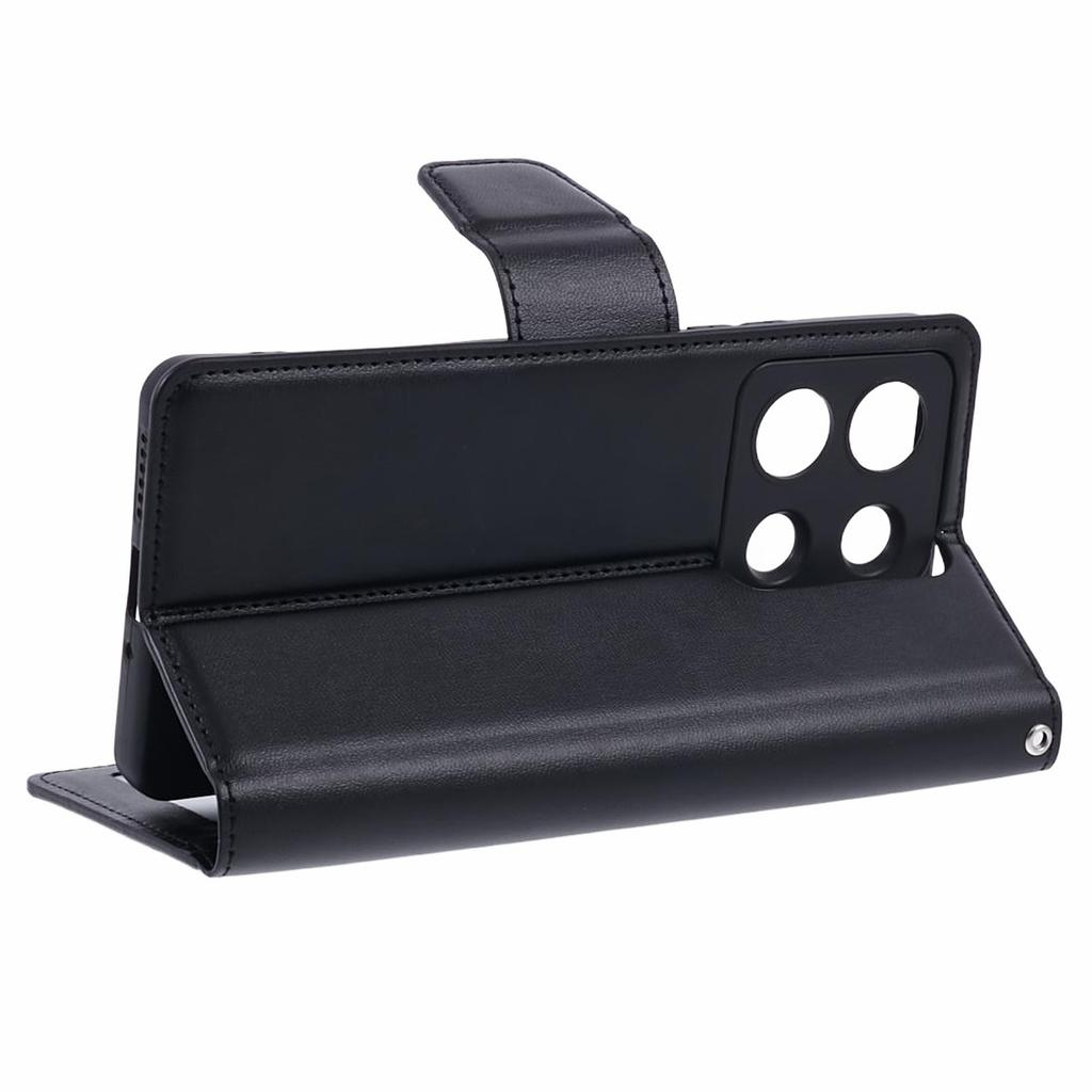 HANMAN Mill Series Phone Cover for Xiaomi Redmi Note 13 5G Case PU Leather Phone Shell Wallet