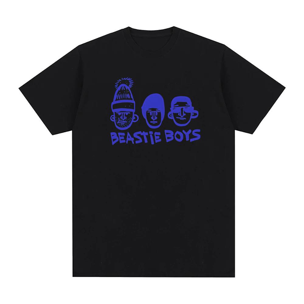 Beastie Boys logo TShirt 2026 Summer Comfortable Harajuku Tee High Quality Graphic Printing TEE 100cotton Casual Round Neck
