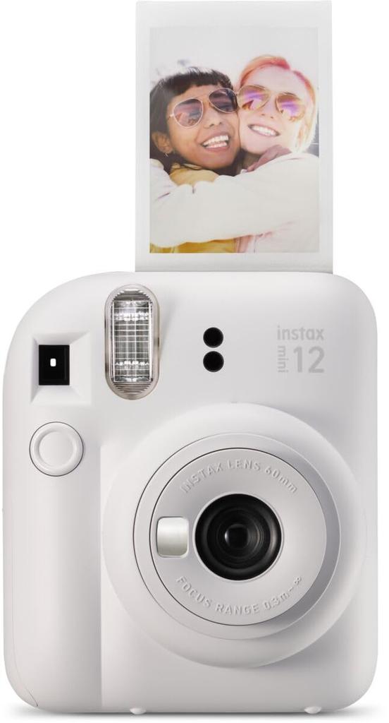 Fujifilm Instax Mini 12 Instant Camera Clay White -