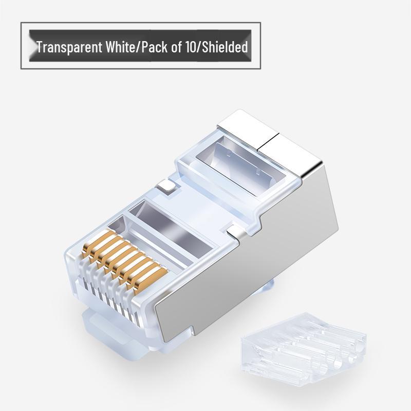 Экранированный разъем RJ45 Cat 6A/5E для гигабитной сети, широкополосного доступа и телефона