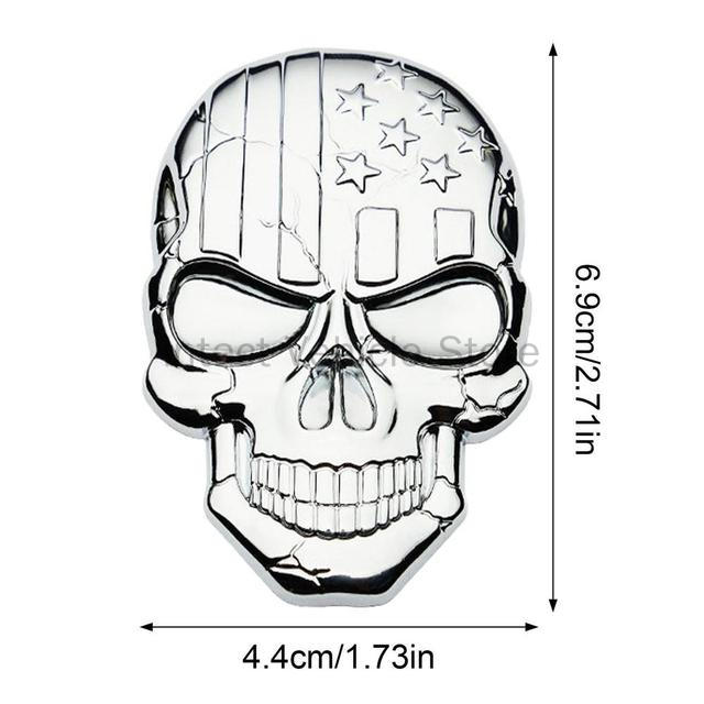 3D металлический череп дьявола эмблема автомобиля наклейка хромированная наклейка на автомобиль значок бампер наклейка для автомобиля внедорожник грузовик мотоцикл автомобиль наклейка наклейки