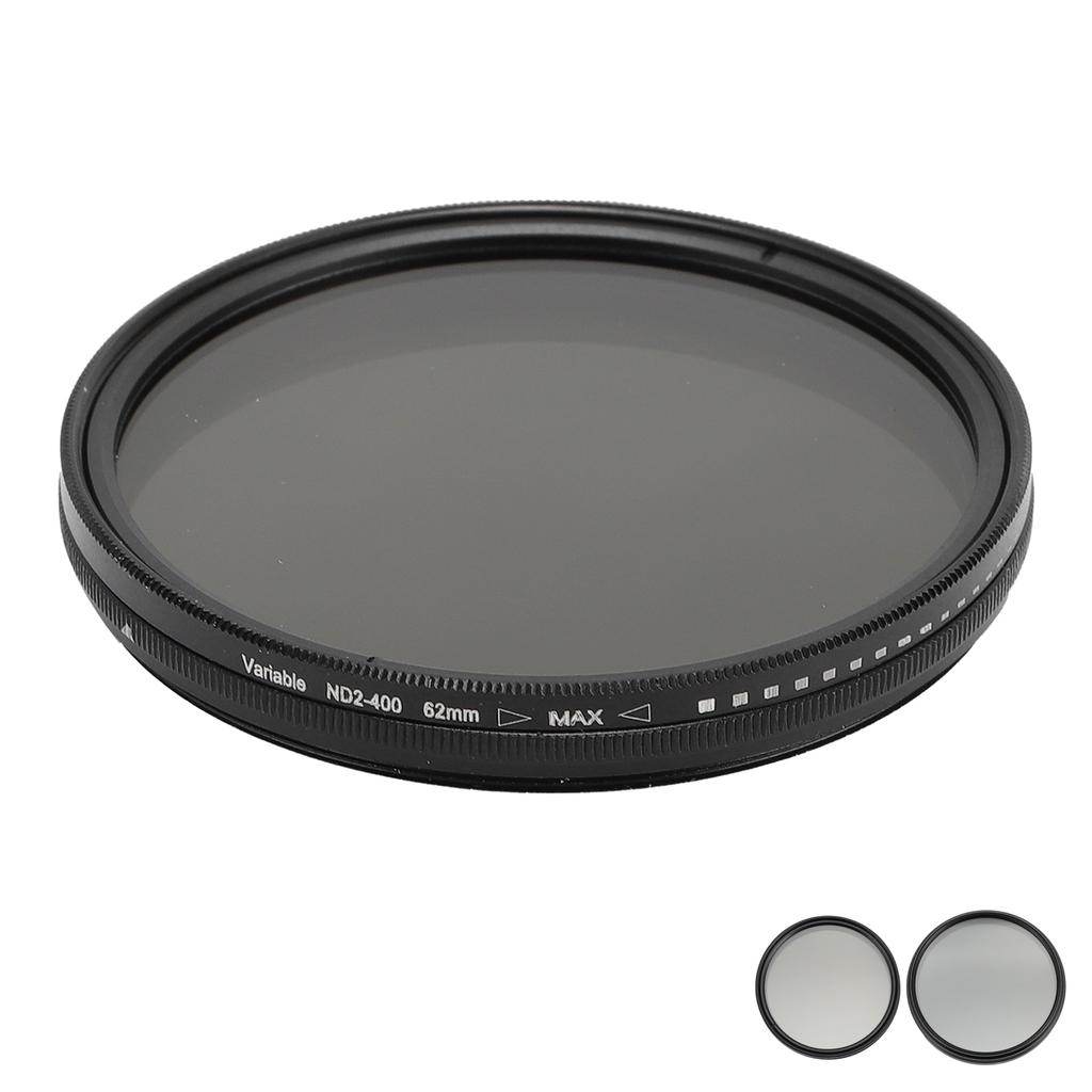Регулируемый фильтр нейтральной плотности с алюминиевой оправой из оптического стекла для камеры, фильтр ND2 - ND400