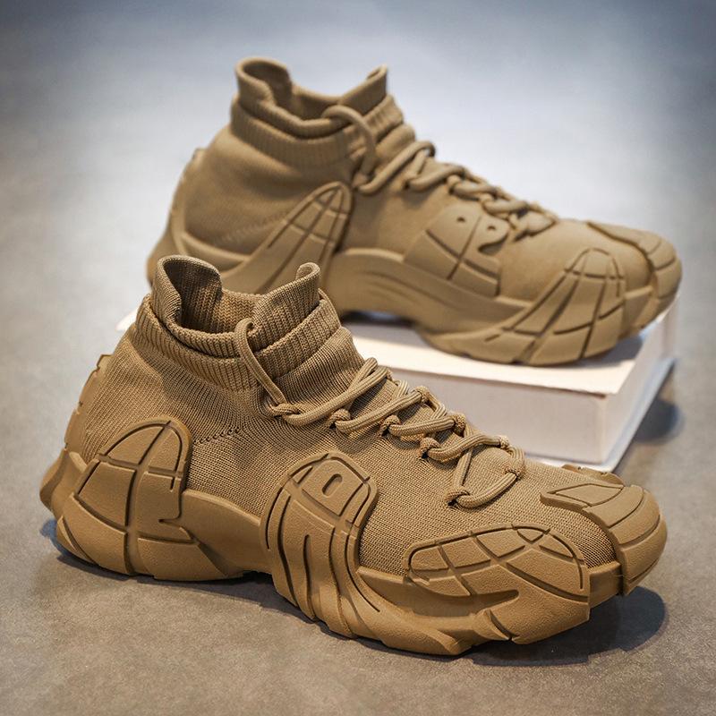 Кроссовки мужские летние новые осьминог мужская обувь дышащие повседневные туфли модные туфли на платформе