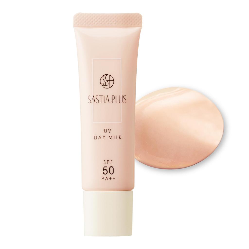 SASTIA PLUS UV Day Milk 30g SPF50+ PA++ (Sunscreen/Emulsion/Non-Chemical/Fragrance-Free/UV Care/Additive-Free)