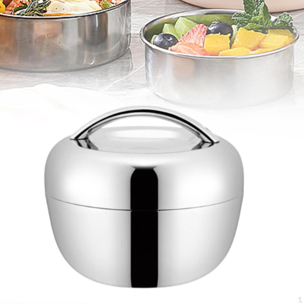 Нержавеющая сталь Bento Box Завтрак Еда подогреватель Обед Изолированный контейнер для кемпинга