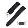 Premium Grade Vulcanized FKM Rubber Watch Strap 20mm 22mm 24mm Quick Relase Watchbands