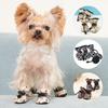 Регулируемая обувь для собак и кошек для маленьких и средних собак, водонепроницаемые противоскользящие светоотражающие кроссовки для щенков, товары для биглей и мопсов