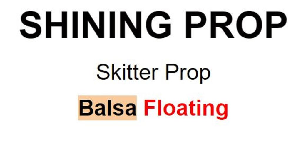 Rapala Плавающая приманка Popper Skitter Prop SPR07/PPGH (2681)