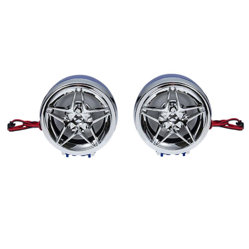 DC 12V Waterproof Motorcycle Bluetooth Radio Motorbike ATV MP3 Player Two Speaker Handlebar Radio