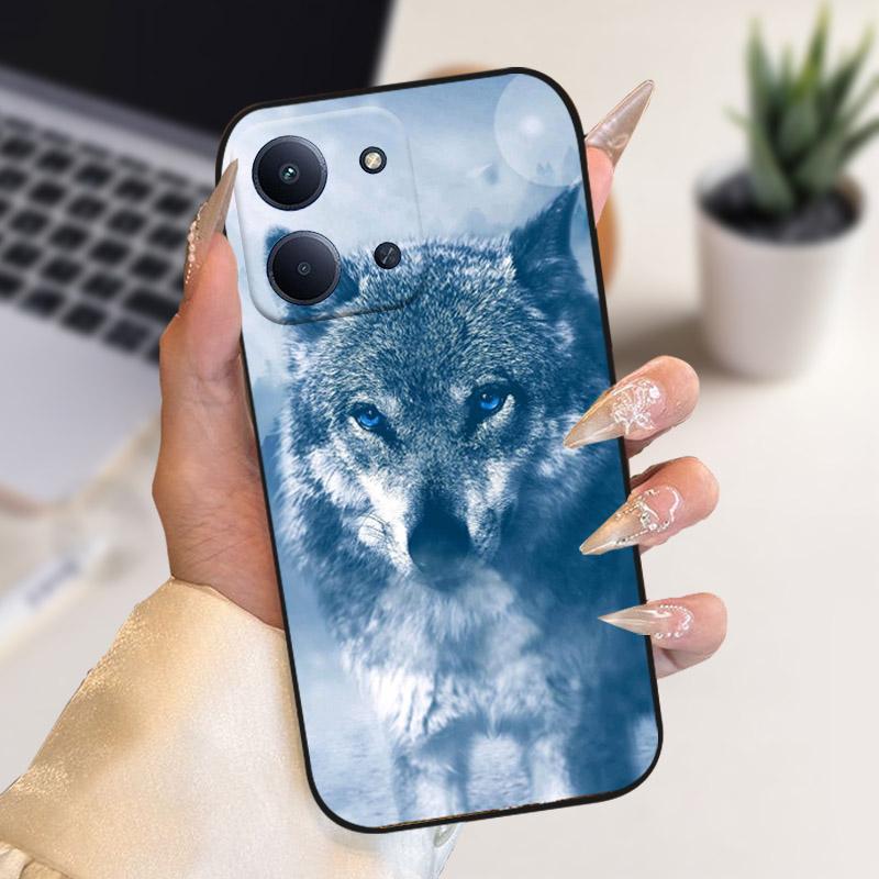 Для Xiaomi Poco C85 4G Чехол Стильный Ударопрочный Мягкий Силикон ТПУ Чехлы Для Телефона Для Poco C 85 POCOC85 171мм Чехол Fundas Coque