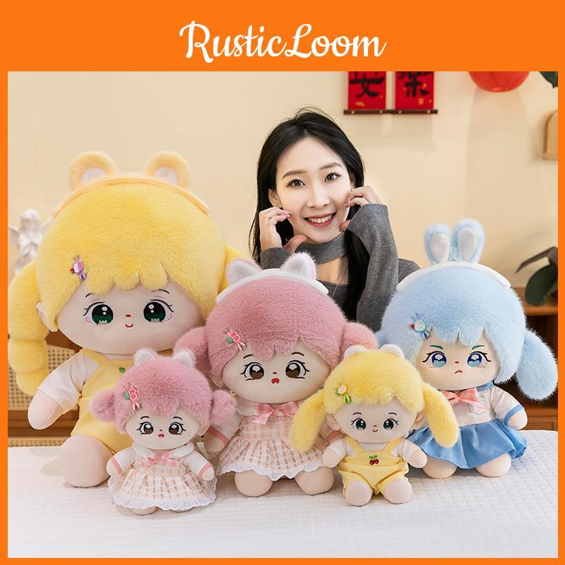 Cartoon Academy Girl Style Plush Doll Childrens Toy Home Room Sofa Decoration