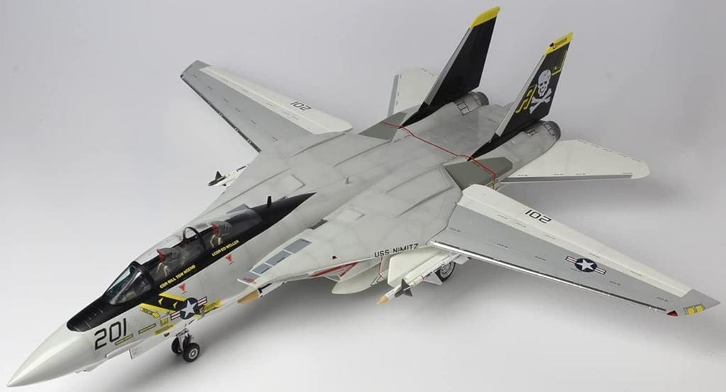 US Navy Tomcat Jolly Rogers Plastic Model Platts/Italeri 1/48 F-14A (70's VF-1/VF-2/VF-84) TPA-1
