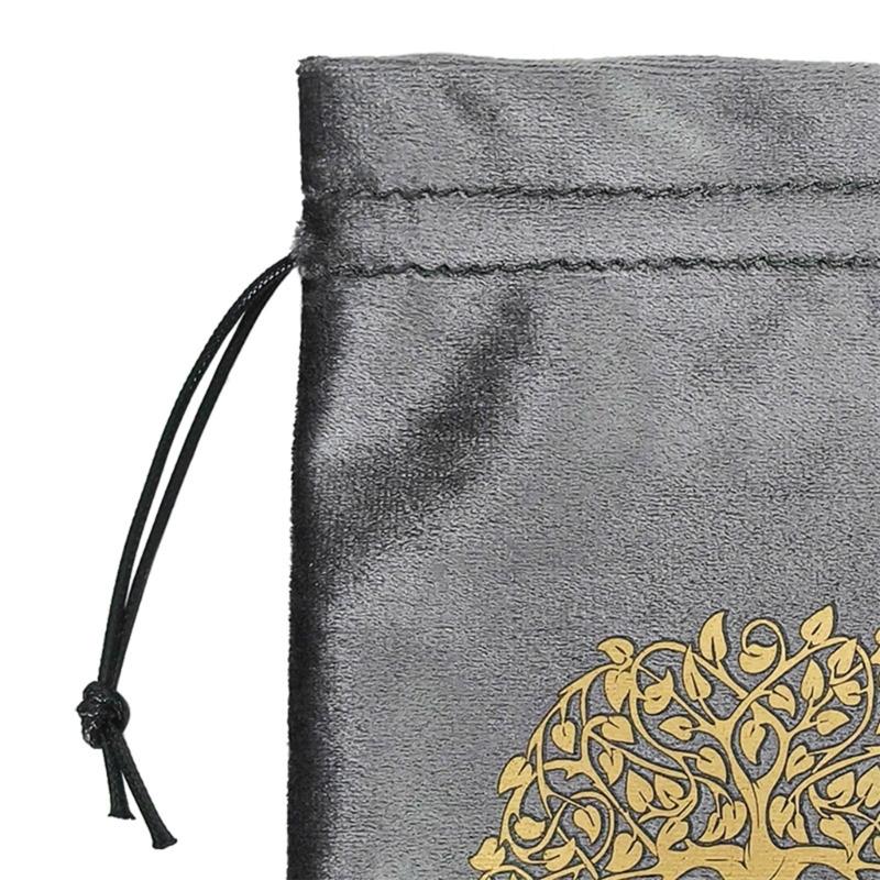 Мешочек на шнурке для карт настольной игры, карт Таро, карт Оракулов, мешочки для рун, мешочек для хранения аксессуаров для гаданий