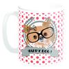 [Q3376] - Ceramic Mug 'Happy Dog! ' Chihuahua (Made In France) - 9.5x8 Cm