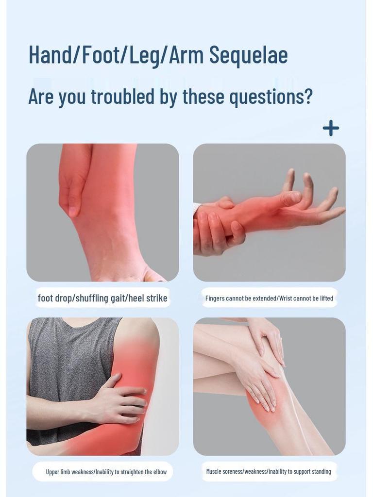 Улучшенный EMS Красный Свет Нагрев Массажер для Рук и Ног с Низкочастотными Импульсами