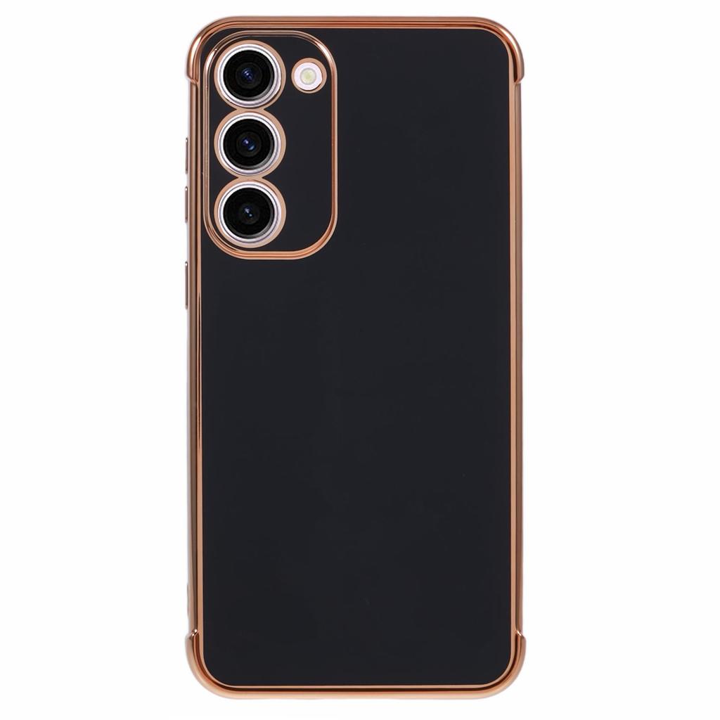 For Samsung Galaxy S23 Case Electroplated Frame TPU Soft Phone Cover
