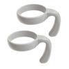2 Pcs Tumbler Handle Attachment Ergonomic Grip Anti Slip Car Cup Holders BPA Free Travel Mug Handles for 20/32oz Tumbler Cup Accessories