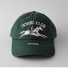 Кепка-бейсболка HORSE CLUB с вышивкой для мужчин, уличные кепки, хлопковая, мягкий верх, винтажные солнцезащитные шляпы, мужские