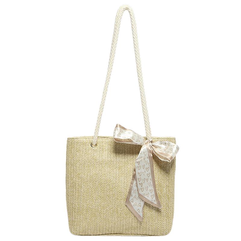 Женская сумка Mori Woven Женская сумка Летняя сумка-ведро для выхода на работу Универсальная сумка через плечо