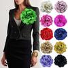 Fabric Dress Suit Corsage Exaggerate Sweater Coat Pin New Multi-layer Rose Flower Brooch