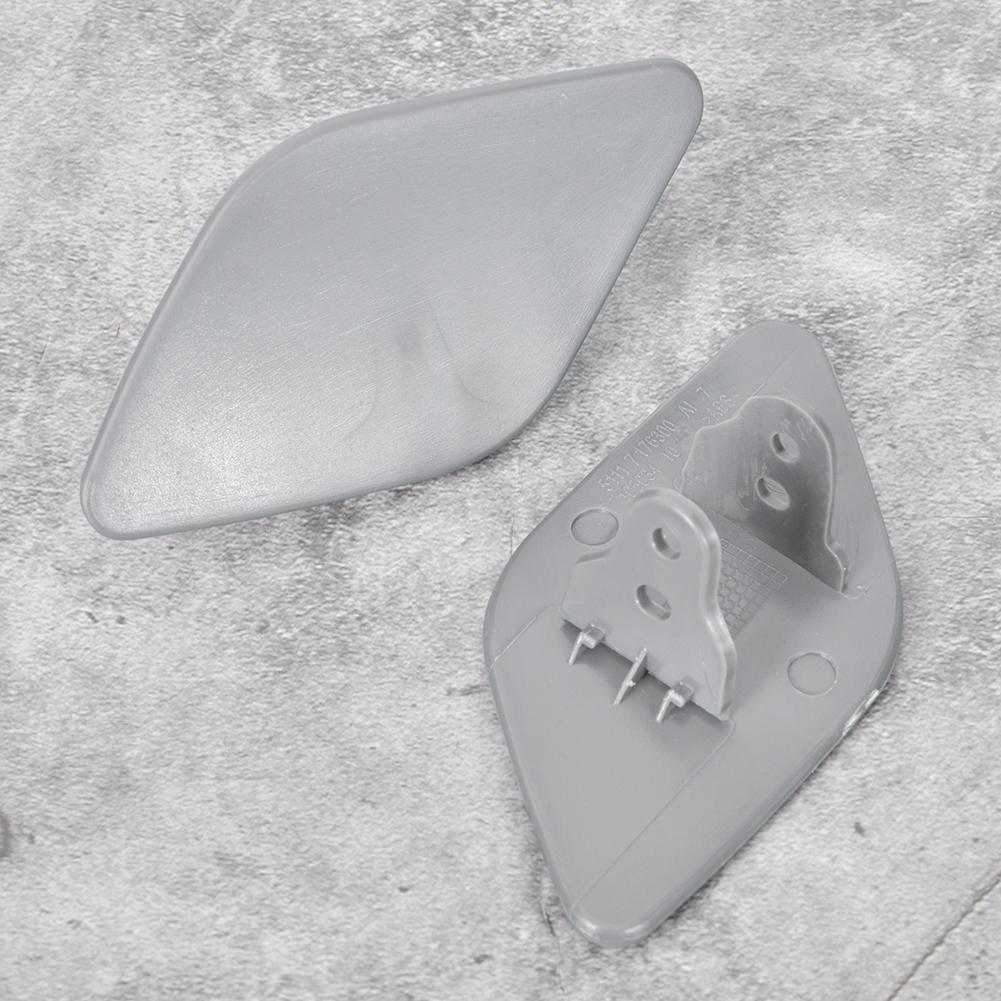 2pcs Left Right Headlight Washer Cover Cap 51657052427 Fits for X6 E71 E2 2008 2014