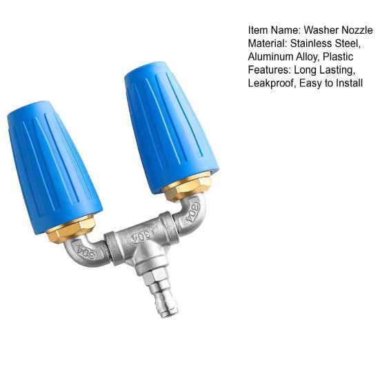 360-degree Rotating Turbo Nozzle GPM 4000 PSI Easy To Install Quick Connector