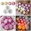 Easy To Clean Silicone Candle Mold Flower Soap Molds Peony Flower Shape Resin Project Moulds Silicone Texture for Candle