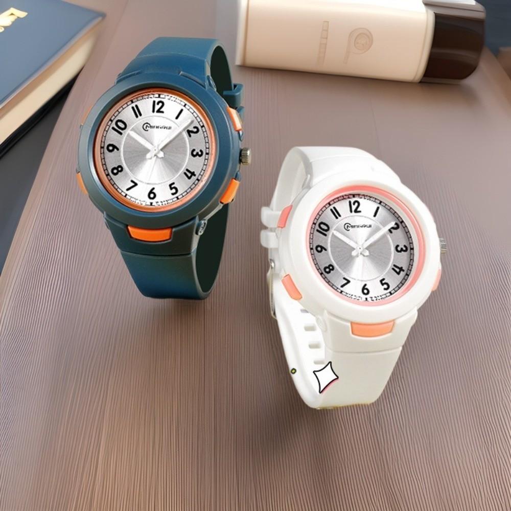 New 30M Waterproof Quartz Watch Casual PU Strap Digital Watch Wristwatches Student