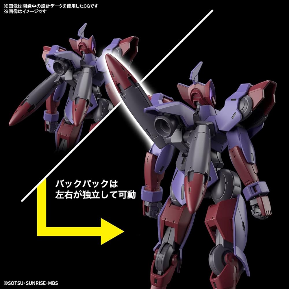 HG Gundam Ведьма с Меркурия Бегир Пенде Масштаб 1/144 Пластиковый модельный набор с цветовой кодировкой