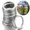 10/20PCS Canning Lids Leak-Proof Split-type Regular/Wide Mouth Mason Jar Lids Tinplate Jar Caps Storage Bands