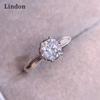 Классическое кольцо Lindon из медного сплава с цирконием, женские ювелирные изделия, свадебный подарок для вечеринки